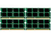 32GB 4*8GB PC8500 204 Pin CL7 1.5V Unbuffered Non ECC 1066MHz DDR3 RAM MEMORY FOR APPLE