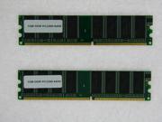 2GB 2*1GB PC 3200 400MHZ 2.5V NON ECC DDR 184 PIN MEMORY FOR ACER ASPIRE T330 T600 T620 T670