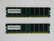 2GB 2*1GB PC 2100 266MHz DDR Non ECC 184 Pin DIMM 64X8 CL2.5 MEMORY FOR HP PAVILION 754.NO 754.UK 755.ES 760.SE 760C 760D 760N