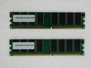 2GB 2*1GB PC 2100 266MHz DDR Non ECC 184 Pin DIMM 64X8 CL2.5 FOR FOXCONN 915PL7AE 8EKRS 8S S