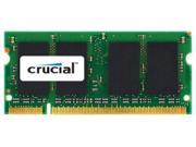 Crucial SDRAM Memory Module 2 GB 1 * 2 GB DDR2 SDRAM 800 MHz DDR2 800 PC2 6400 Non ECC Unbuffered 200 pin SoDIMM