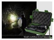 800 Meter 1000 Lumen Tactical Cree C8 Q5 LED 3 Mode Police Flashlight Torch Lamp with box and two chargers