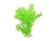 Fish Tank Decoration 10 Height Plastic Green Leaf Aquatic Plant plastic tree plant