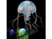 Blue jellyfish aquarium decorations lifelike simulation of large jellyfish aquarium fish tank toy
