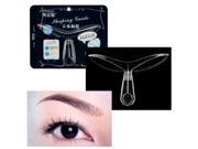 Professional Salon Make up Necessary Eyebrow Template Grooming Shave Shaper Stencil DIY Tool