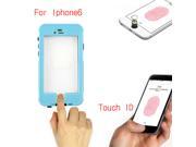100% Waterproof Shockproof Gel Touch Screen Case Cover For Apple iPhone 6 4.7 support Fingerprint Scanner