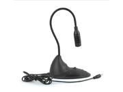 Stand Mini Desktop Studio Clear Voice Speech Microphone For Laptop PC Computer