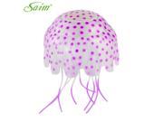 3.5 Aquarium Jellyfish Glowing Wireless Jellyfish Simulation Effect Ornament Fish Tank Aquarium Decoration purple