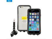 Black Waterproof lIfe Shockproof Dirt Snow Proof Case Cover for iPhone 6 4.7