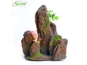 Fish Tank Aquarium Mountain Shape Decoration Stones Artificial Mountain Rockery Aquarium Decoration Accessories Supplies