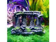 Stone Greek Temple With 4 Pillars Fish Tank Aquarium Artificial Decoration Aquarium Decorative Accessories Supplies