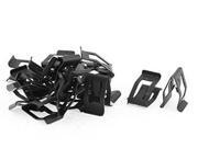 100Pcs Black Auto Car Dash Dashboard Console Trim Metal Retainer 100Pcs Black Auto Car Dash Dashboard Console Trim Metal Retainer