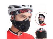 Vibob BE107 Anti Dust Anti Wind Half Face Mask with Filter For Outdoor Sports Motorcycle Racing Bike Ski Black