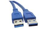 Vibob Super Speed USB 3.0 A Male to A Male Cable for Hard Disk Mobile Phone 10FT 3m Blue
