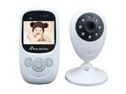 Vibob Wireless 2.4 GHz Video Baby Monitor with 2.4 TFT LCD Screen Infrared Night Vision Temperature Monitoring and Two way Talk