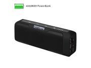 Sourcingbay SCB06 Bluetooth 3.0 Stereo Portable Speaker with 4000mah Power Bank Support Handsfree Speakerphone Radio TF Card Function Black