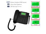 Sourcingbay M281 Wireless GSM Desk Phone Quadband SMS Function Black