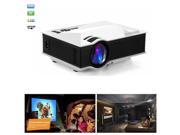 Vibob UC46 Portable 130 Wifi Projector Support 800x480 1200Lm for Home Theater TV Movie with HDMI VGA USB AV Port White