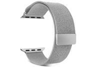 SEGMOI Apple Watch Band Series 1 Series 2 38mm Milanese Loop Stainless Steel Bracelet Smart Watch Strap for iWatch with Unique Magnet Lock No Buckle Needed