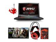 MSI GT73VR TITAN SLI 4K 423 VR Ready 17.3 4K UHD Gaming Laptop Core i7 7820HK Kaby Lake Dual GTX1070 16G GDDR5 [SLI] 32GB RAM 512GB SSD 1TB HDD Wind