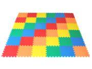 Kids 5 Color Rainbow Play Mat Childs Soft Interlocking Foam Puzzle Tiles Mats