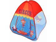 eWonderWorld Play Tent Kids Animal Circus Portable House Castle with Safety Meshing FREE MYSTERY GIFT