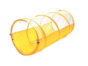 eWonderWorld Yellow Play Tunnel with Child Safety Meshing FREE MYSTERY GIFT