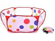 Polka Dot Hexagon Play Pen with Safety Meshing For Kids Play Ground FREE MYSTERY GIFT