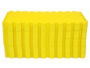 eWonderWorld Set of 36 pieces of Yellow WATER PROOF EVA Foam Play Mats FREE MYSTERY GIFT