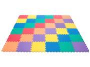 eWonderWorld Non Toxic Rainbow 6 Colors Wonder Mats Extra Thick 36 Pieces FREE MYSTERY GIFT