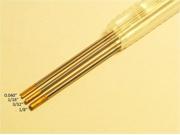 4 pk 1.5% Lanthanated Gold TIG Welding Tungsten Electrode Assorted Diameter 0.040 1 16 3 32 1 8