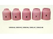 5 pk Gas Lens Ceramic Cup 53N58 53N59 53N60 53N61 53N61S 4 8 for TIG Torch 9 20 25