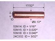 5 pk TIG Welding Torch Collet 53N15 0.020 for Torch 24 and 24W