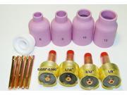 Large Diameter Gas Lens Accessory Kit 0.020 1 8 for TIG Welding Torch 17 18 and 26