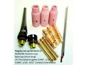 TIG Torch Accessory Kit AK2 Collet Cup Tungsten Cap 0.040 1 16 3 32 for Torch 17 Series