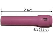 2 pk TIG Welding Torch Extra Long Alumina Ceramic Cup Nozzles 796F76 5 for Torch 9 20 and 25