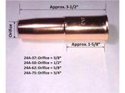 2 pk Gas Nozzle 24A 75 3 4 for Lincoln Magnum and Tweco MIG Welding Guns