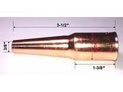 2 Tapered pk Gas Nozzle 24AT 37 SS 24A 37SS 3 8 for Lincoln Magnum and Tweco MIG Welding Guns