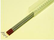 4 pk 2% Thoriated Red TIG Welding Tungsten Electrode Assorted Diameter 0.040 1 16 3 32 1 8