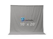 Limo Studio 10 x 20 Ft Gray Muslin backdrop video background LMG345