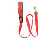 Iconic Pet 91844 Reflective Nylon Leash Safety Lead For Pets Orange X Small