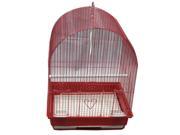 Iconic Pet Dome Top Bird Cage Medium Red