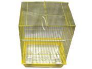 Iconic Pet Flat Top Bird Cage Small Yellow
