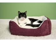 Iconic Pet 92069 Luxury Lounge Pet Bed Imperial Purple Large