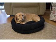 Iconic Pet 91784 S Polyester Snuggle Bed Black Small