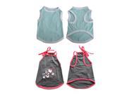 Iconic Pet Apparel without Sleeves Asst 3 Set of 2
