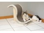 Iconic Pet Scratch and Slide Wave Scratcher with Sisal Post Grey