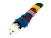Iconic Pet Multi Colored Fur Weasel Toy