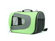 Iconic Pet FurryGo Universal Collapsible Pet Airline Carrier Lime Green Small