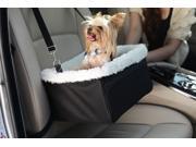 Iconic Pet FurryGo Adjustable Luxury Pet Car Booster Seat Black Large